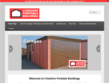 Tablet Screenshot of cheshireportablebuildings.co.uk